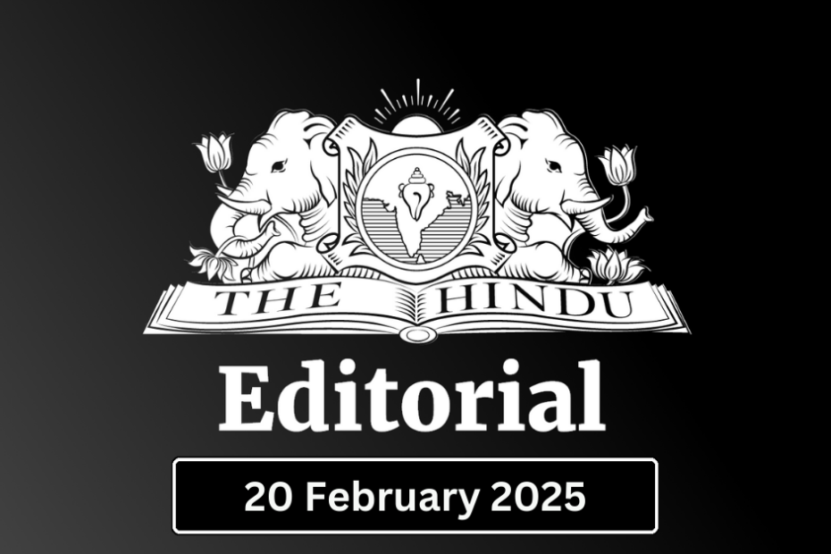 Hindu Editorual analysis